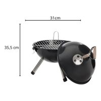 Churrasqueira Portatil de Metal com Tampa ELX50023 - Wincy-3